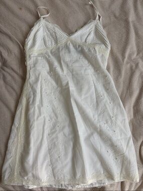 Zara white mini dress